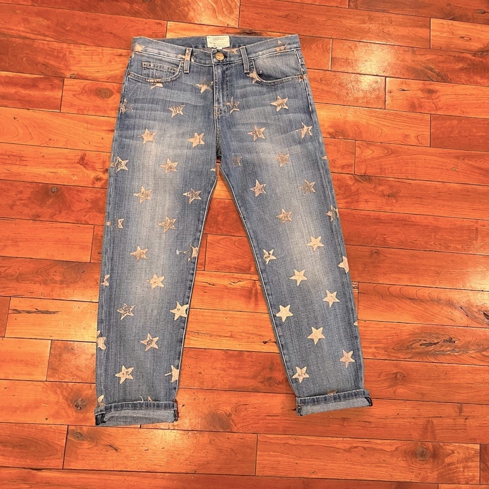 Current Elliott The Boyfriend Jeans.